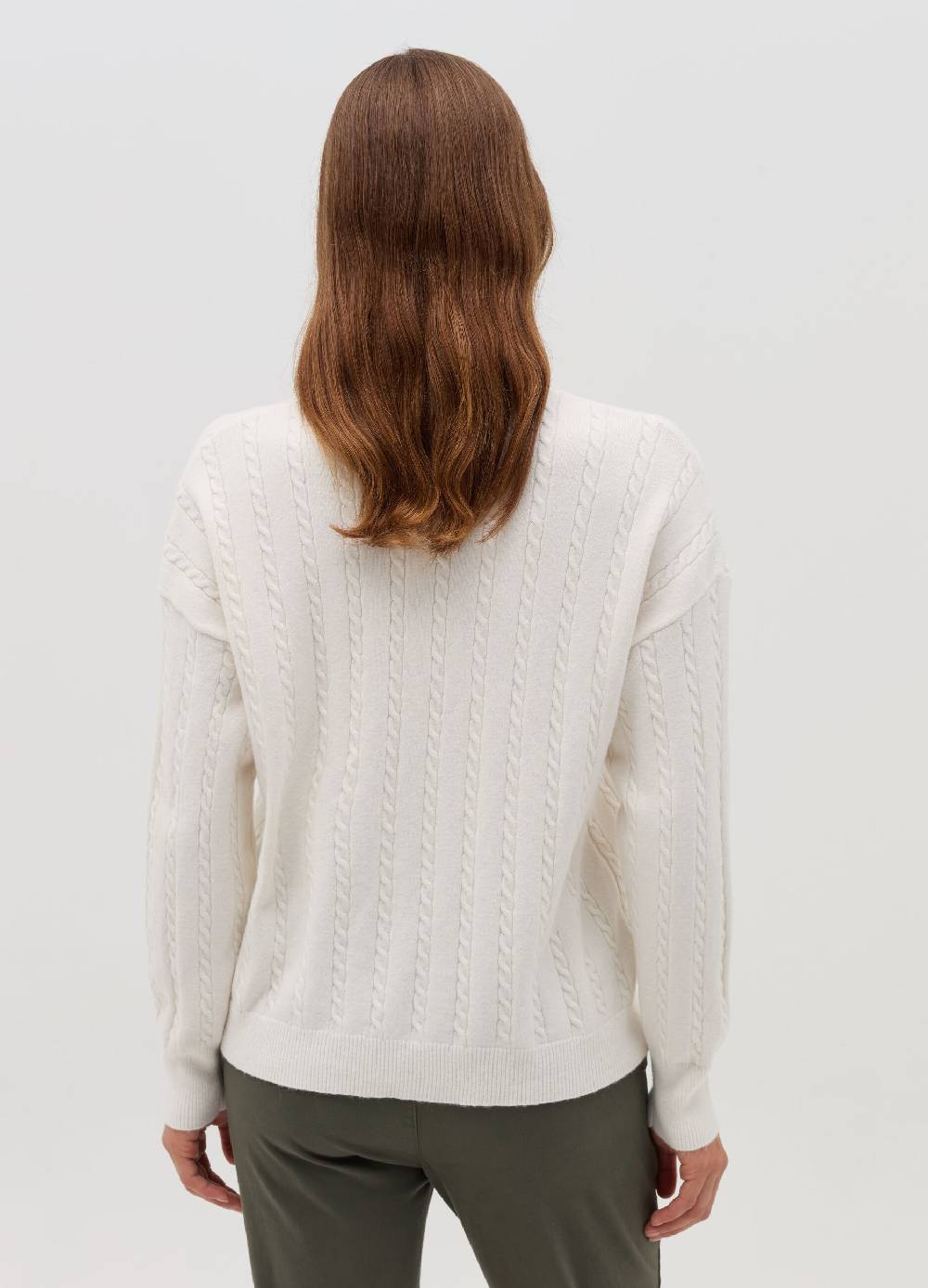 HYBRID Pullover a coste con lavorazione intrecciata Negozio