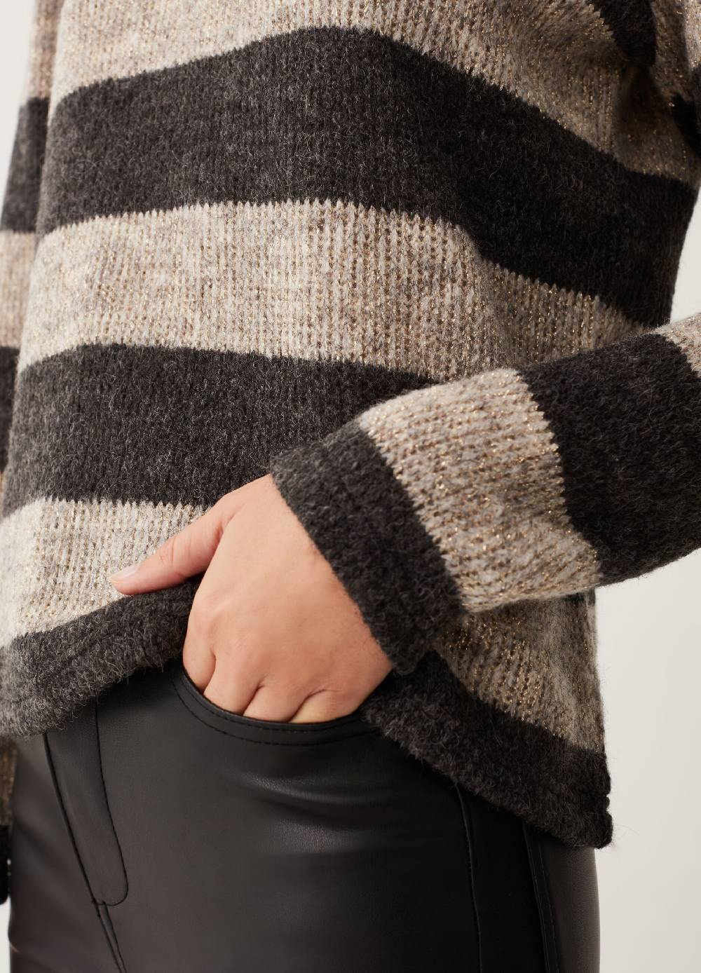 OVS Maglia a righe con dettagli lurex In Saldo