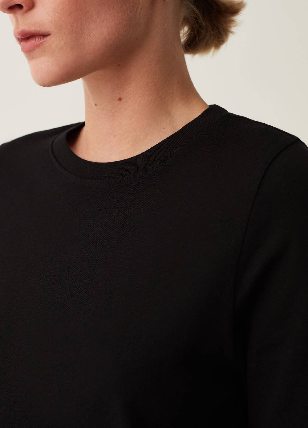 OVS T-shirt a maniche lunghe in cotone Spedizione Gratuita