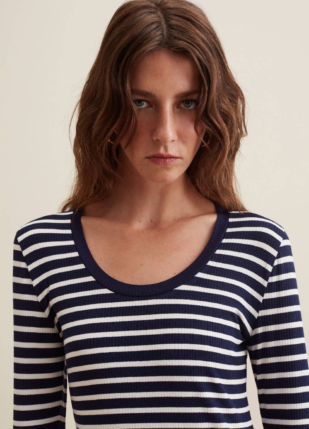 PIOMBO T-shirt a righe con maniche lunghe Soddisfazione Garantita