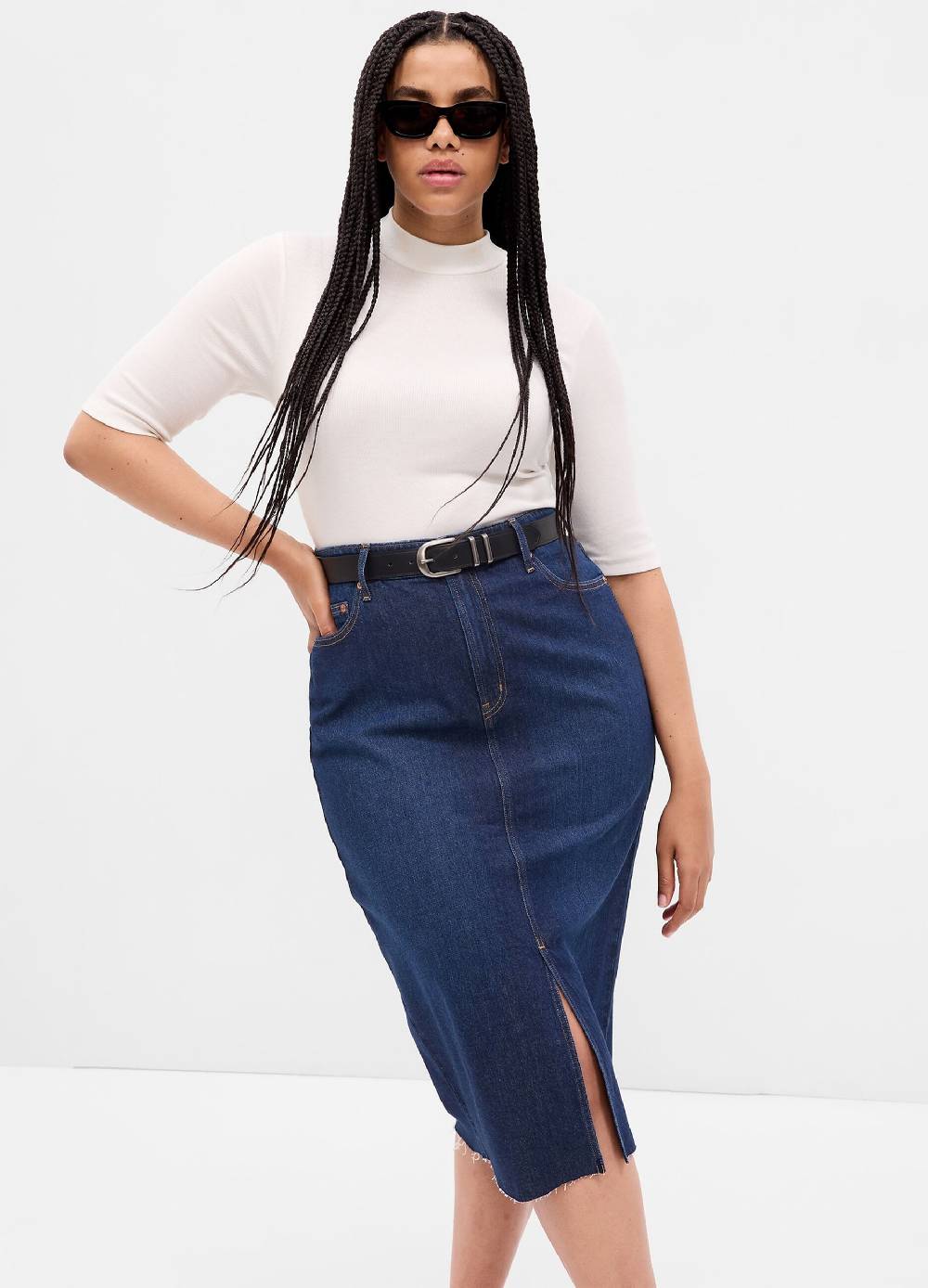 GAP T-shirt a costine sottili maniche al gomito Offerta