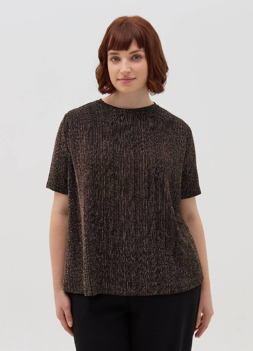 MYA T-shirt in lurex Curvy In Vendita