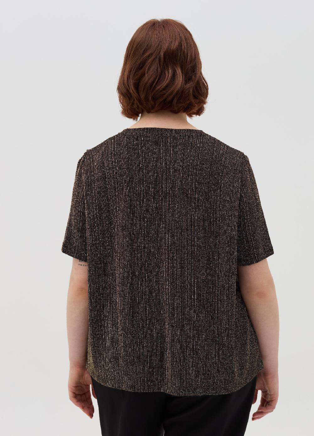 MYA T-shirt in lurex Curvy In Vendita