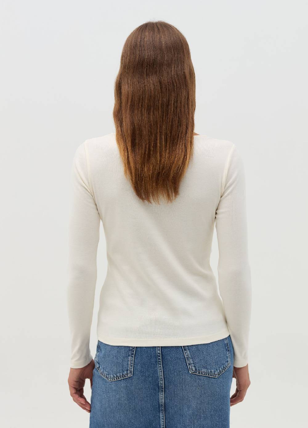 OVS T-shirt a maniche lunghe con scollo a cuore Moda