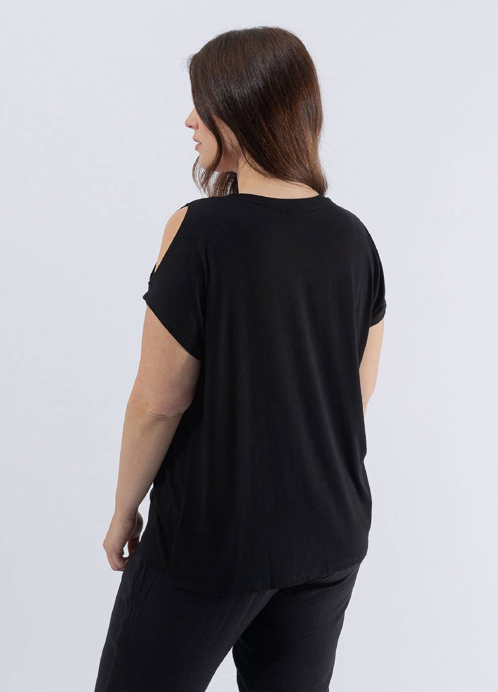 OCTOBER T-shirt con strass multicolore Curvy Negozi Online