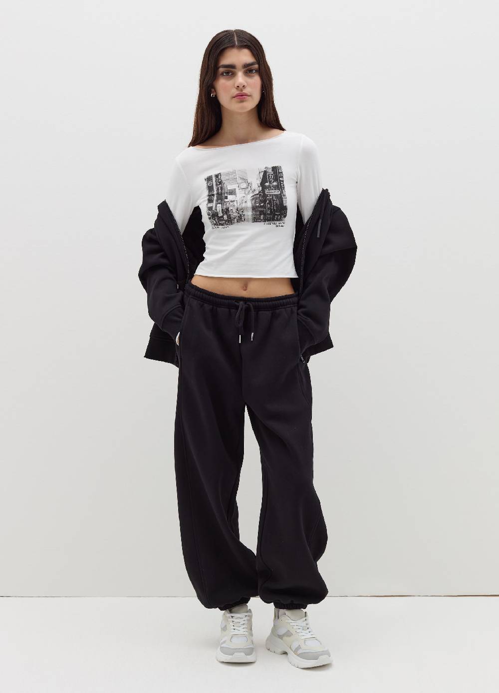 B. ANGEL T-shirt a maniche lunghe con stampa Shopping Online
