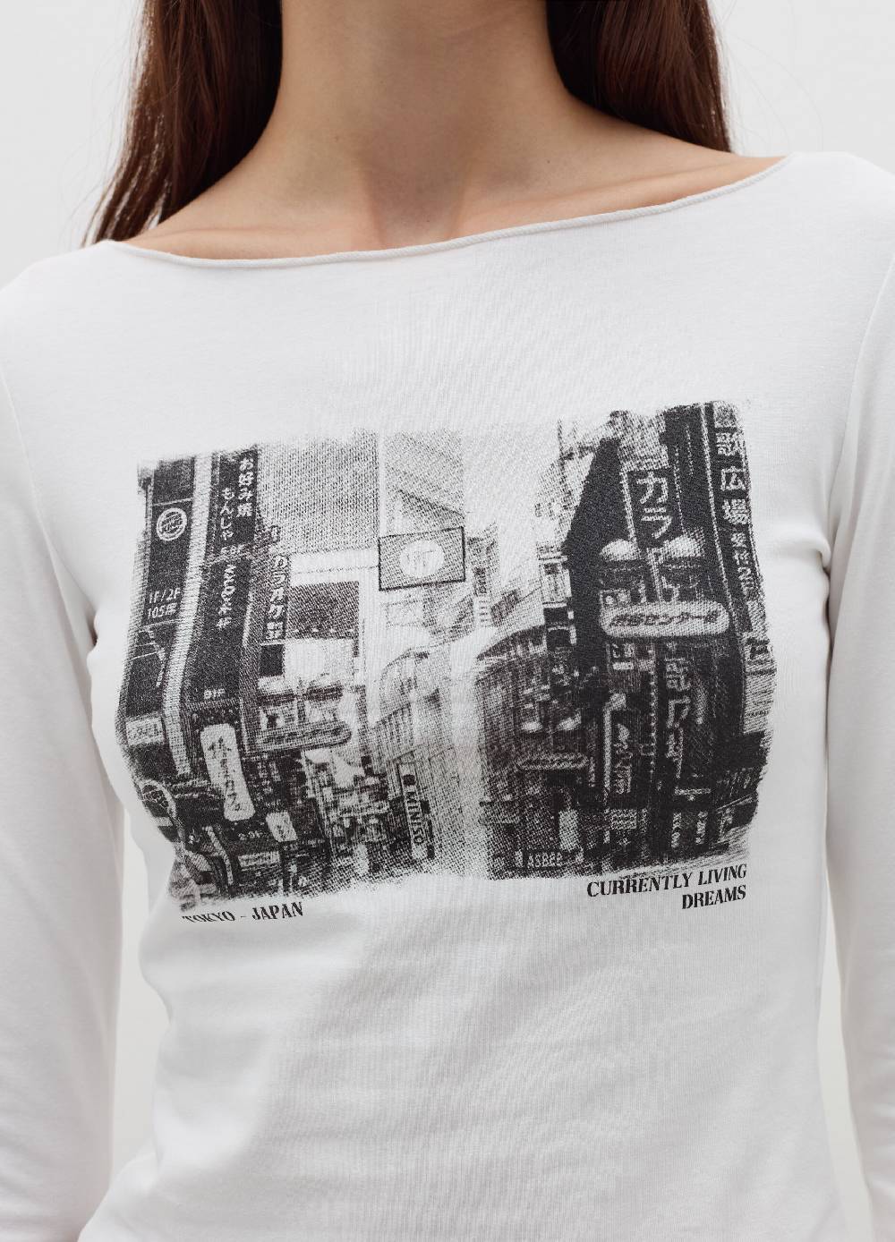 B. ANGEL T-shirt a maniche lunghe con stampa Shopping Online