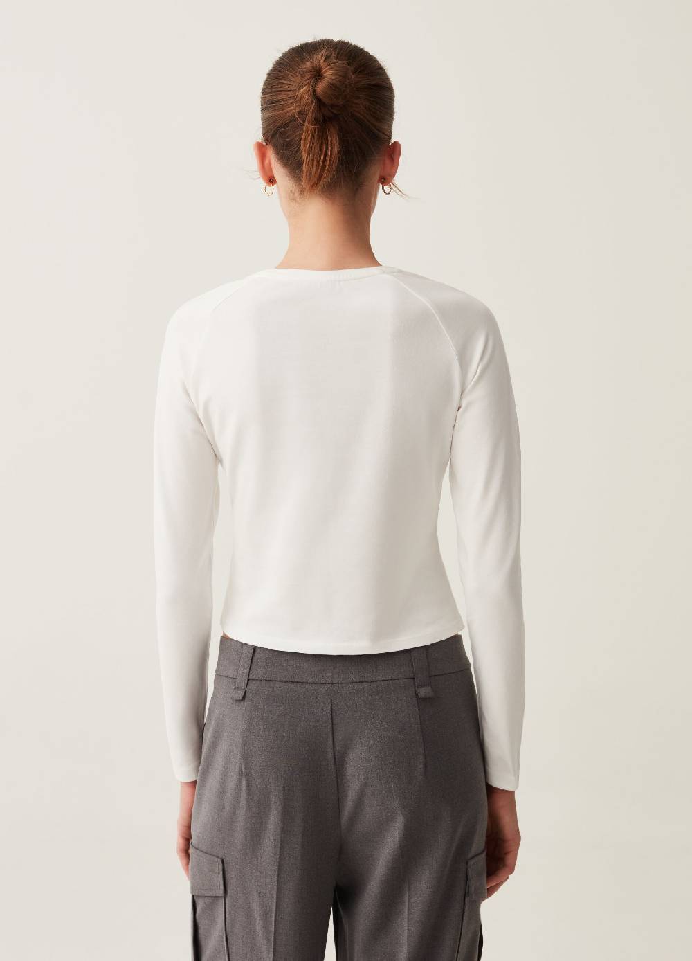 B. ANGEL T-shirt a maniche lunghe con stampa Offerta