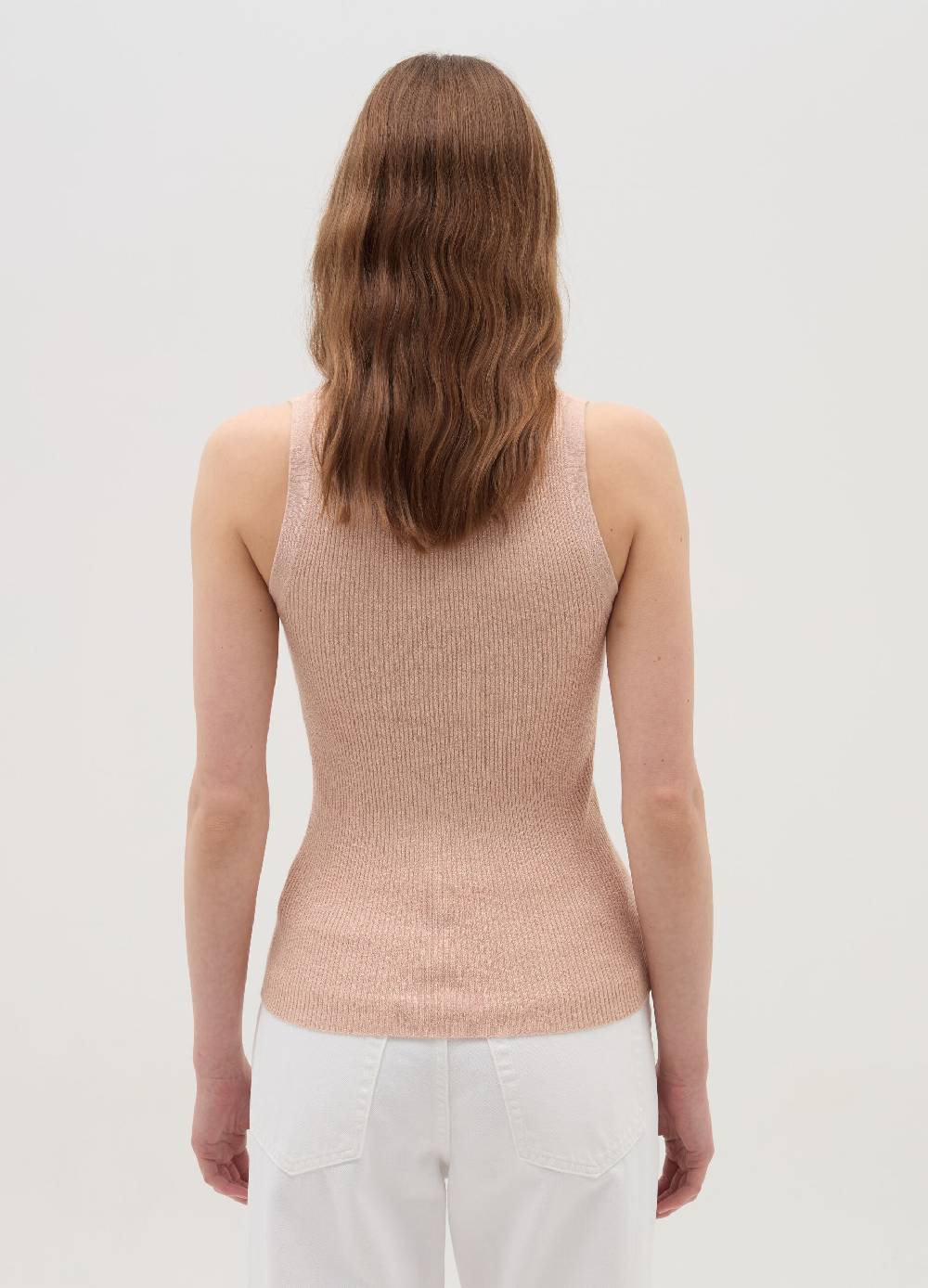 OVS Tank top a costine con lurex Saldi Di Fabbrica