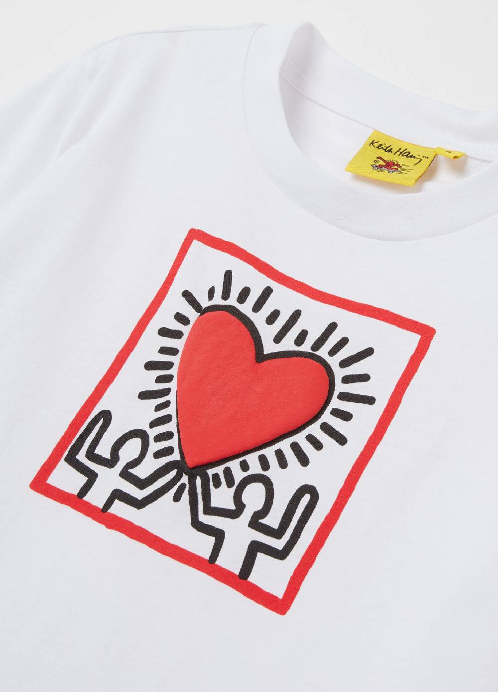 OVS T-shirt stampa Keith Haring "The Heart" In Saldo