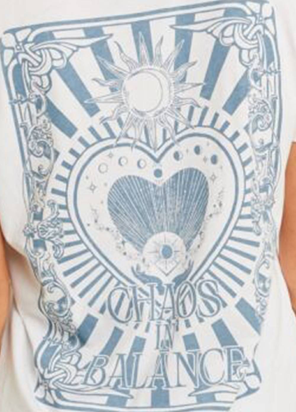 TALLY WEIJL T-shirt in cotone con stampa Nuova