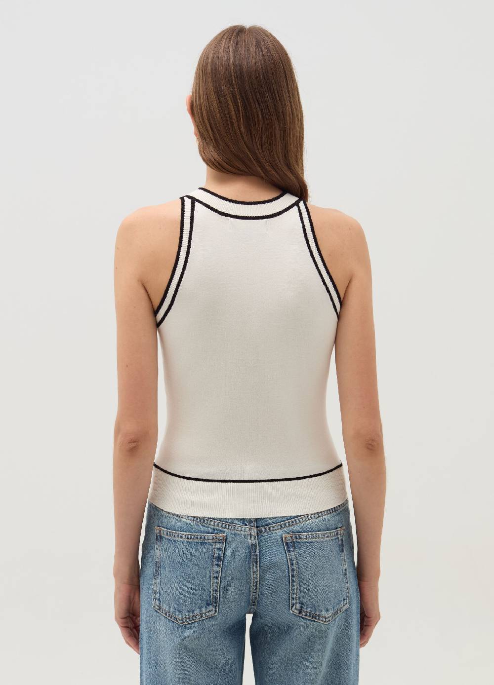 OVS Tank top con bordi a contrasto Moda