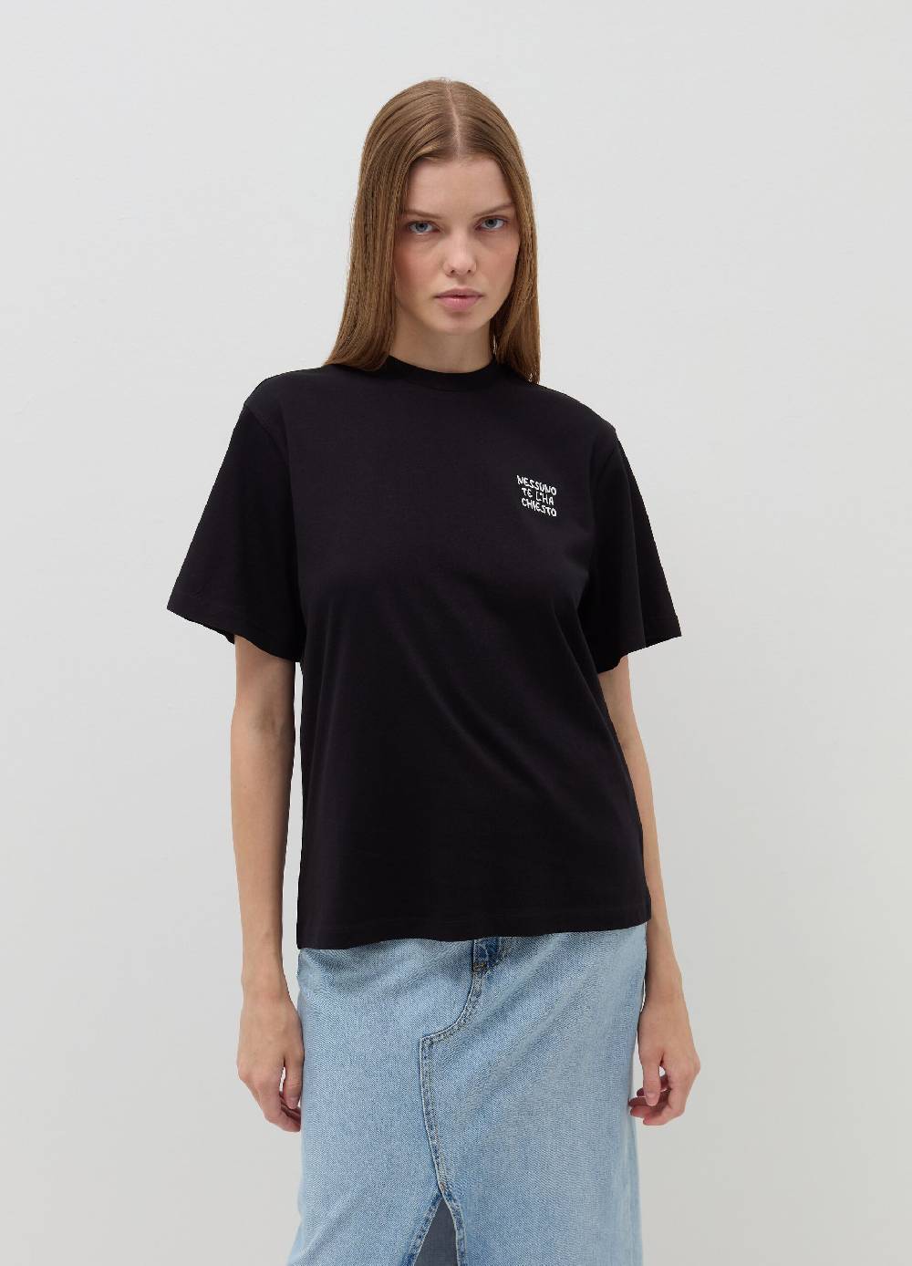 B. ANGEL T-shirt relaxed fit in cotone 2025