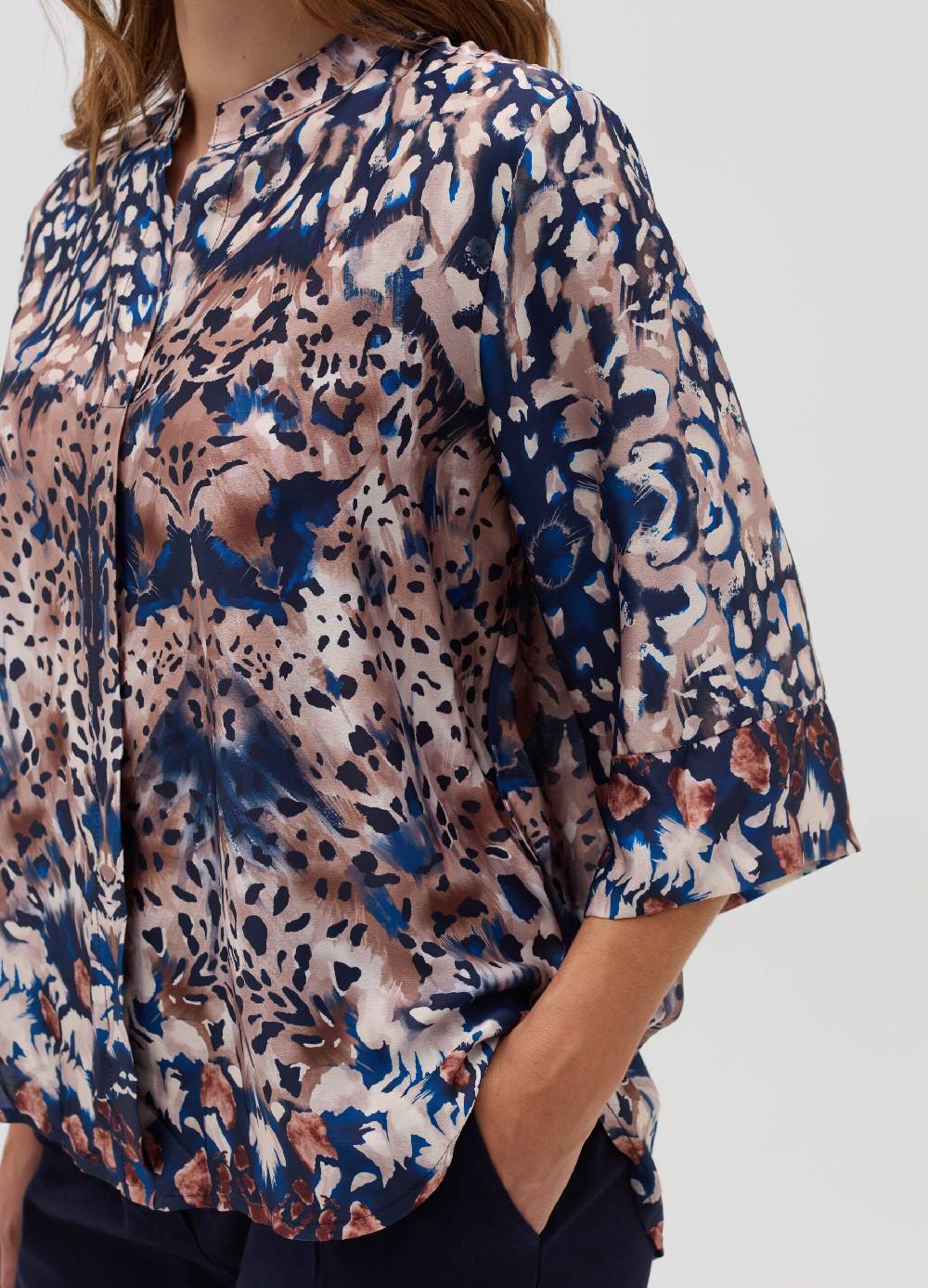 HYBRID Blusa stampata con maniche a tre quarti Consegna Veloce