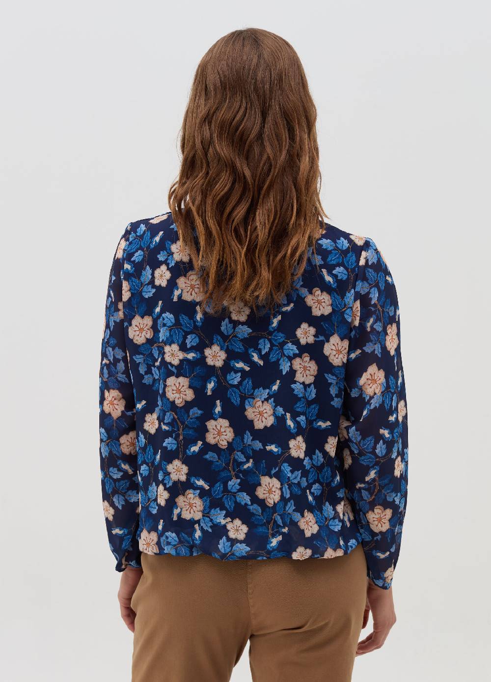 HYBRID Blusa floreale a maniche lunghe Shopping Online