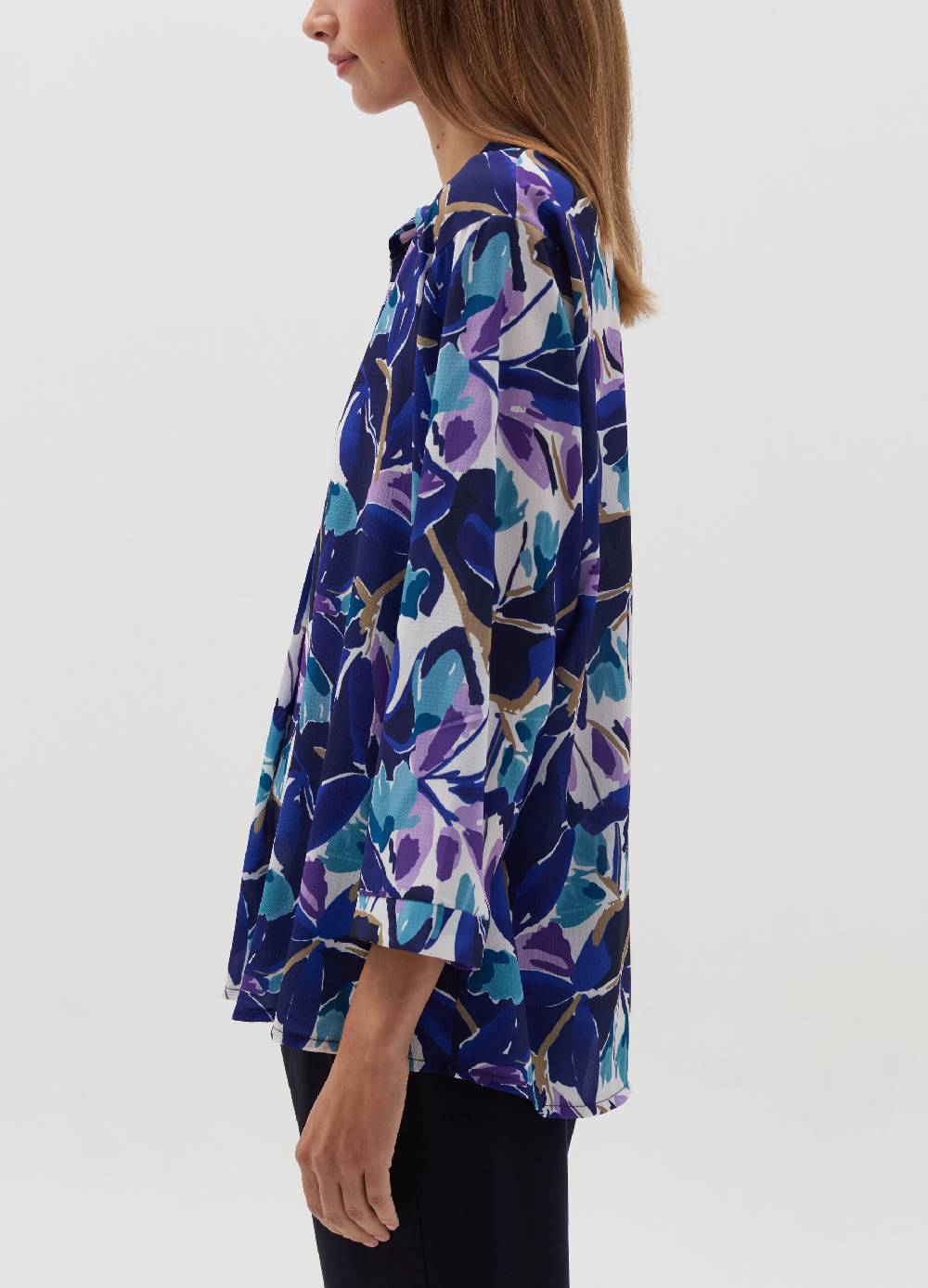 HYBRID Blusa con stampa floreale Vendita Calda