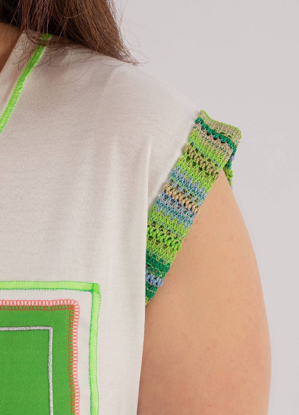 OCTOBER T-shirt con stampa cocktail Curvy Economico