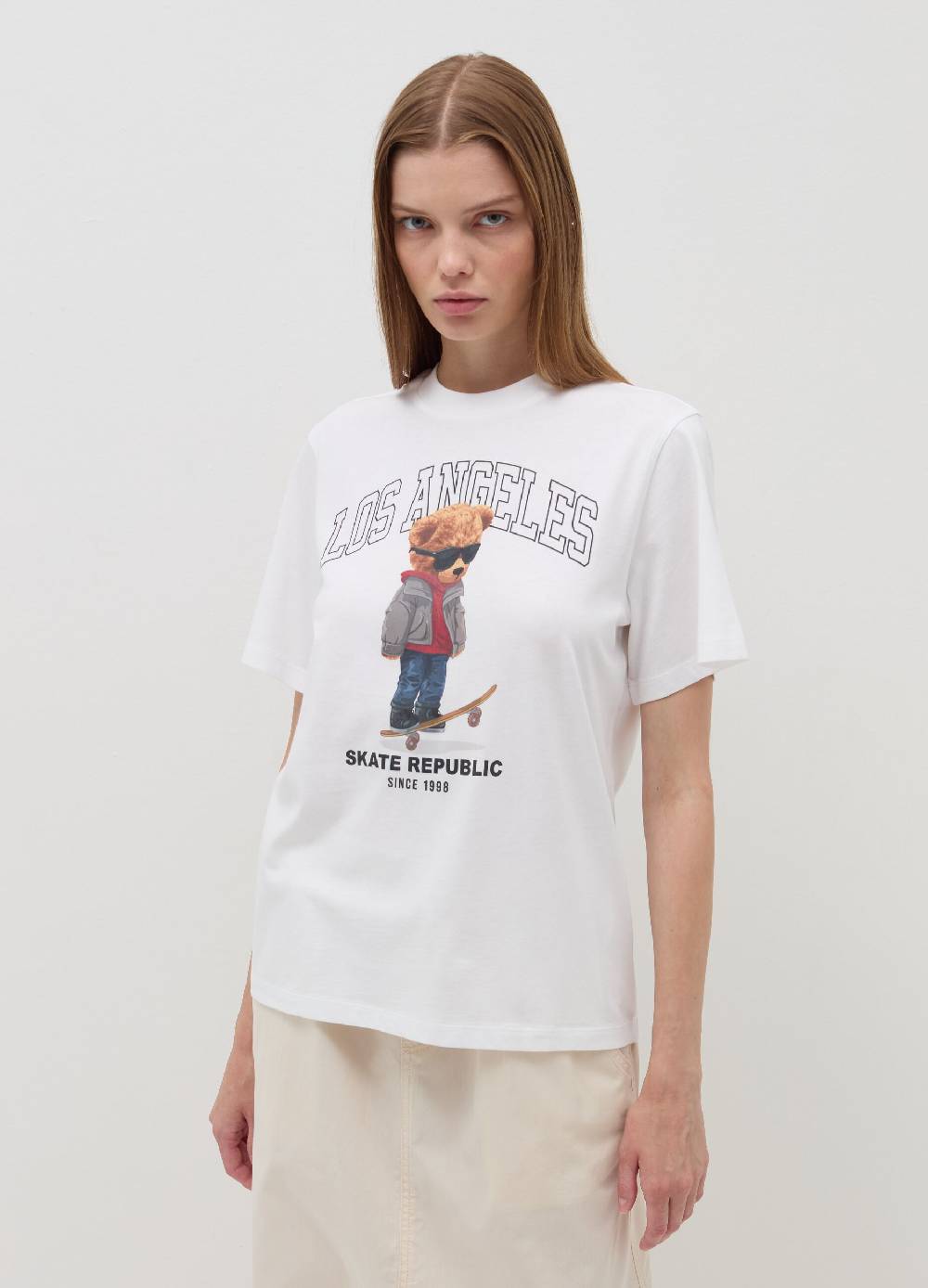 B. ANGEL T-shirt relaxed fit in cotone Vendite Flash