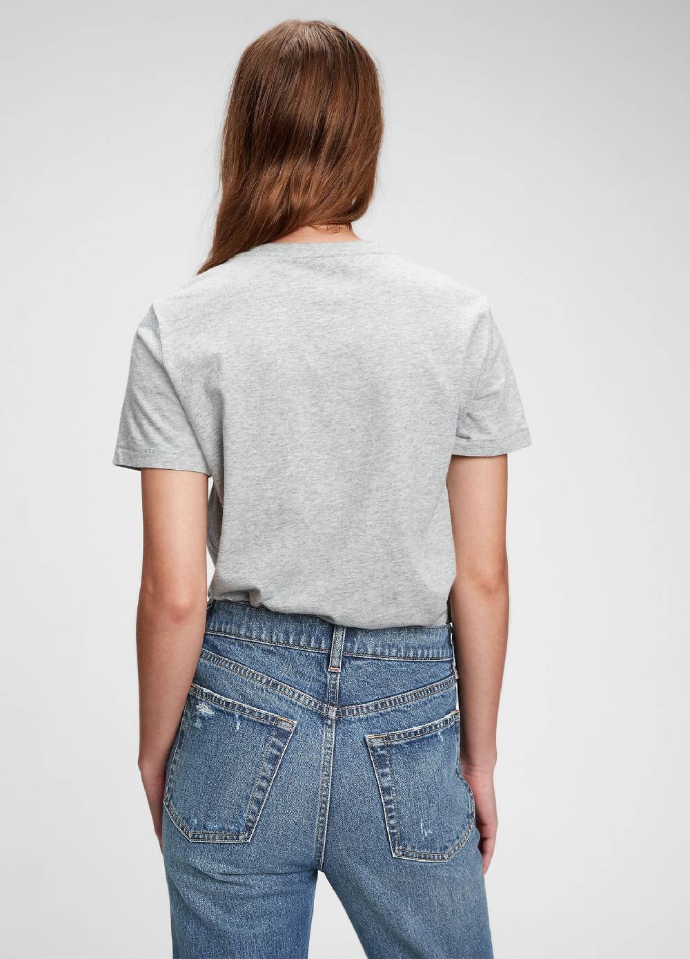 GAP T-shirt girocollo in cotone Sconto di tempo limitato