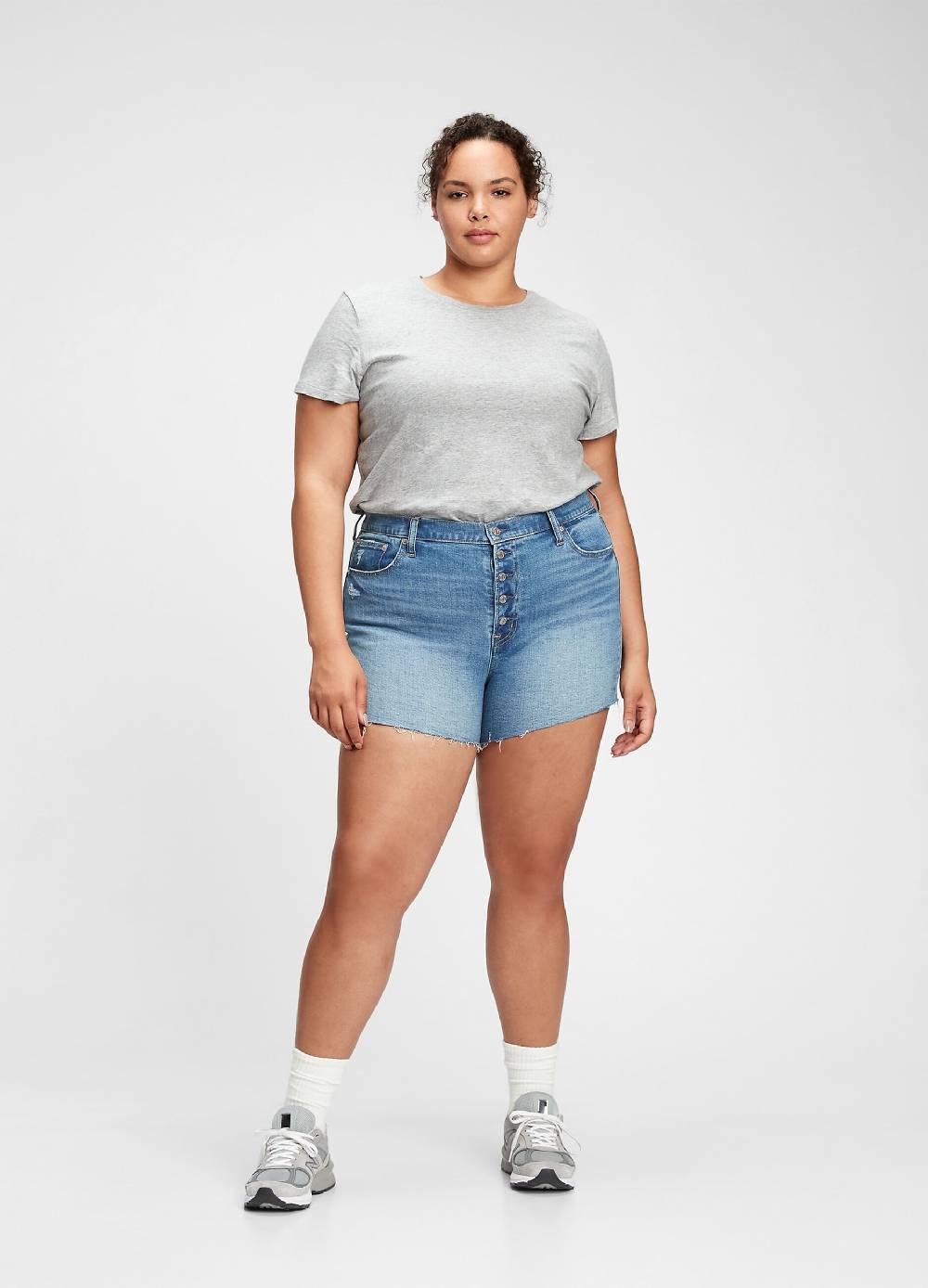 GAP T-shirt girocollo in cotone Sconto di tempo limitato