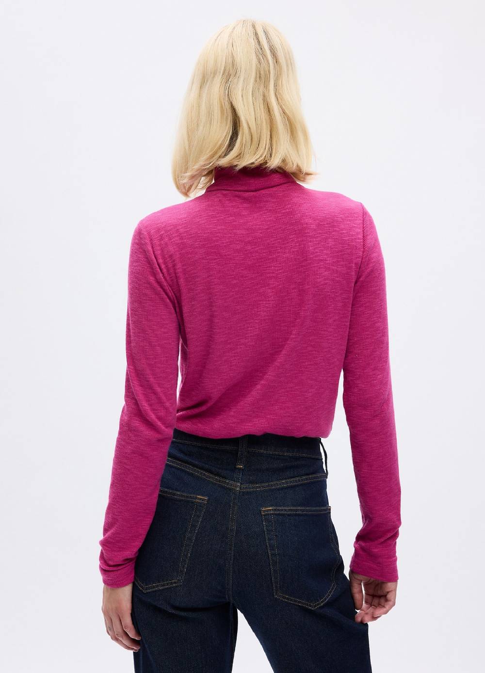 GAP T-shirt a costine sottili con collo alto Negozio online di fabbrica