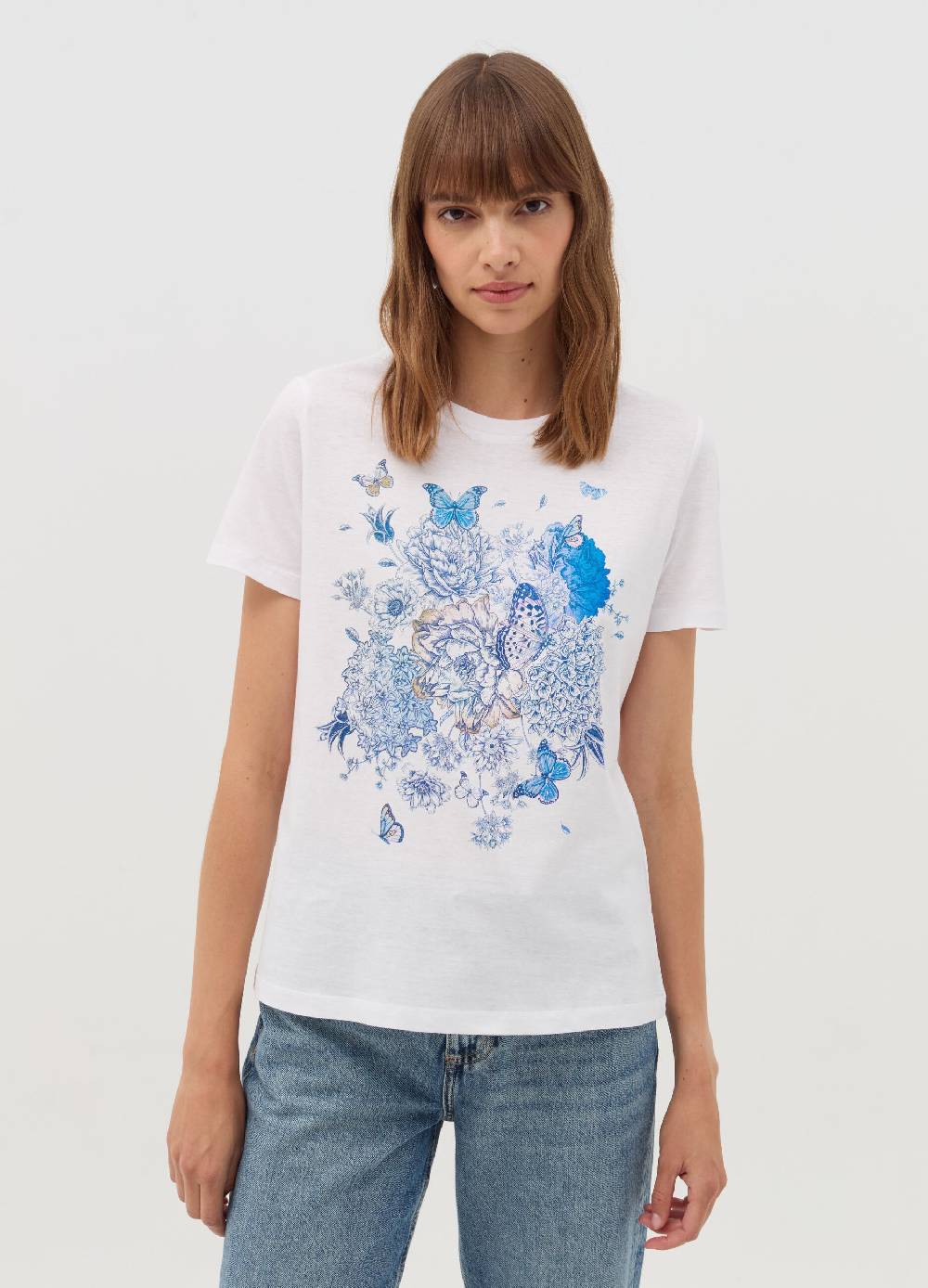 OVS T-shirt stampa farfalle con fiori Offerta migliore