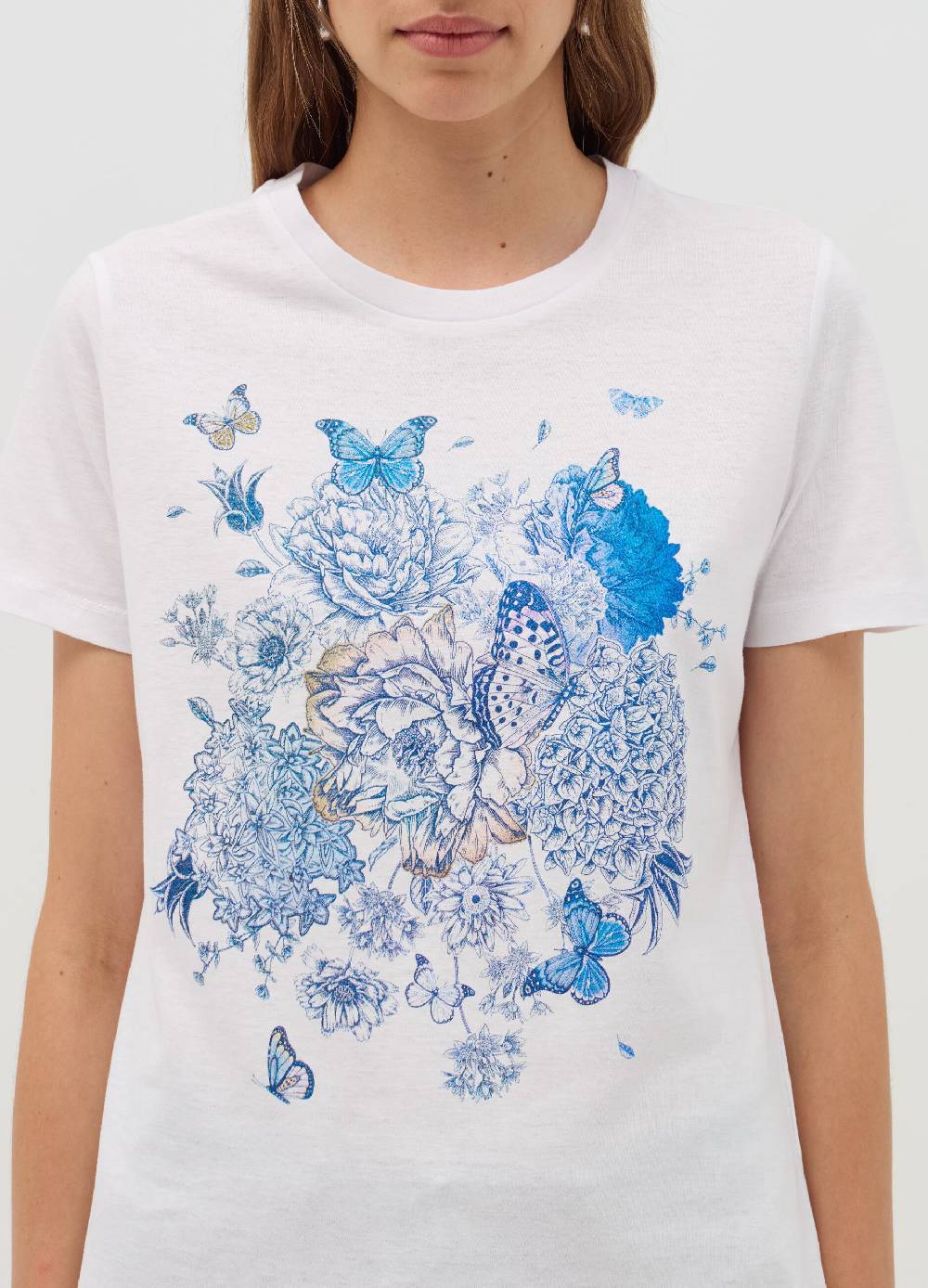 OVS T-shirt stampa farfalle con fiori Offerta migliore