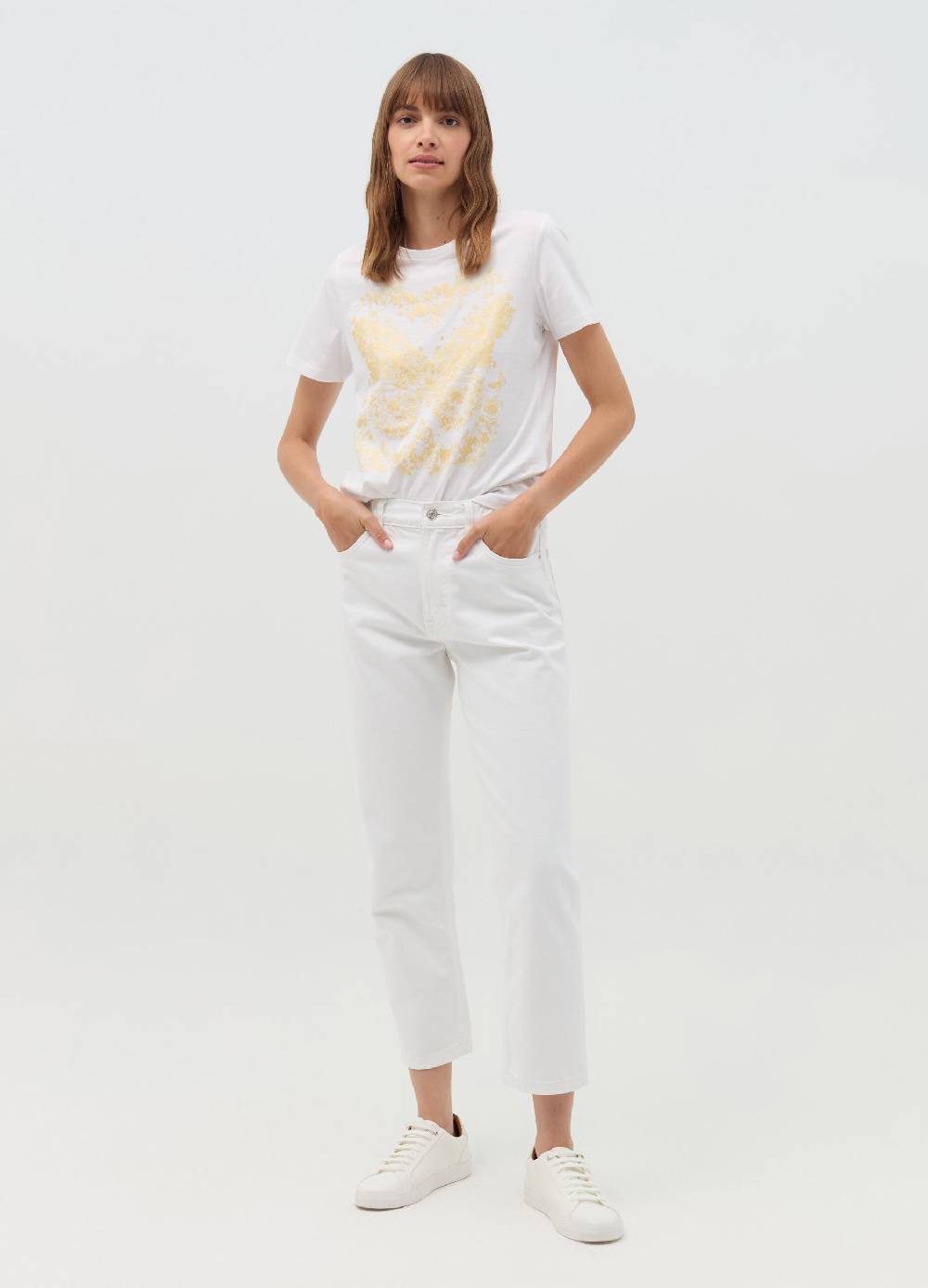 OVS T-shirt con stampa farfalle e fiori Latest fashion
