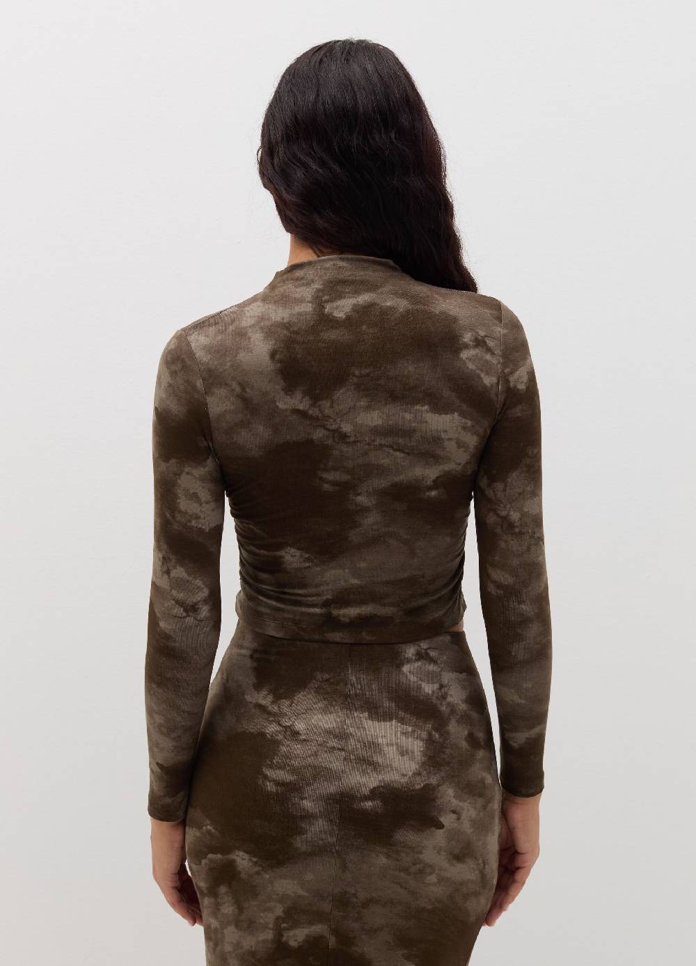 B. ANGEL T-shirt a maniche lunghe camouflage Online Outlet