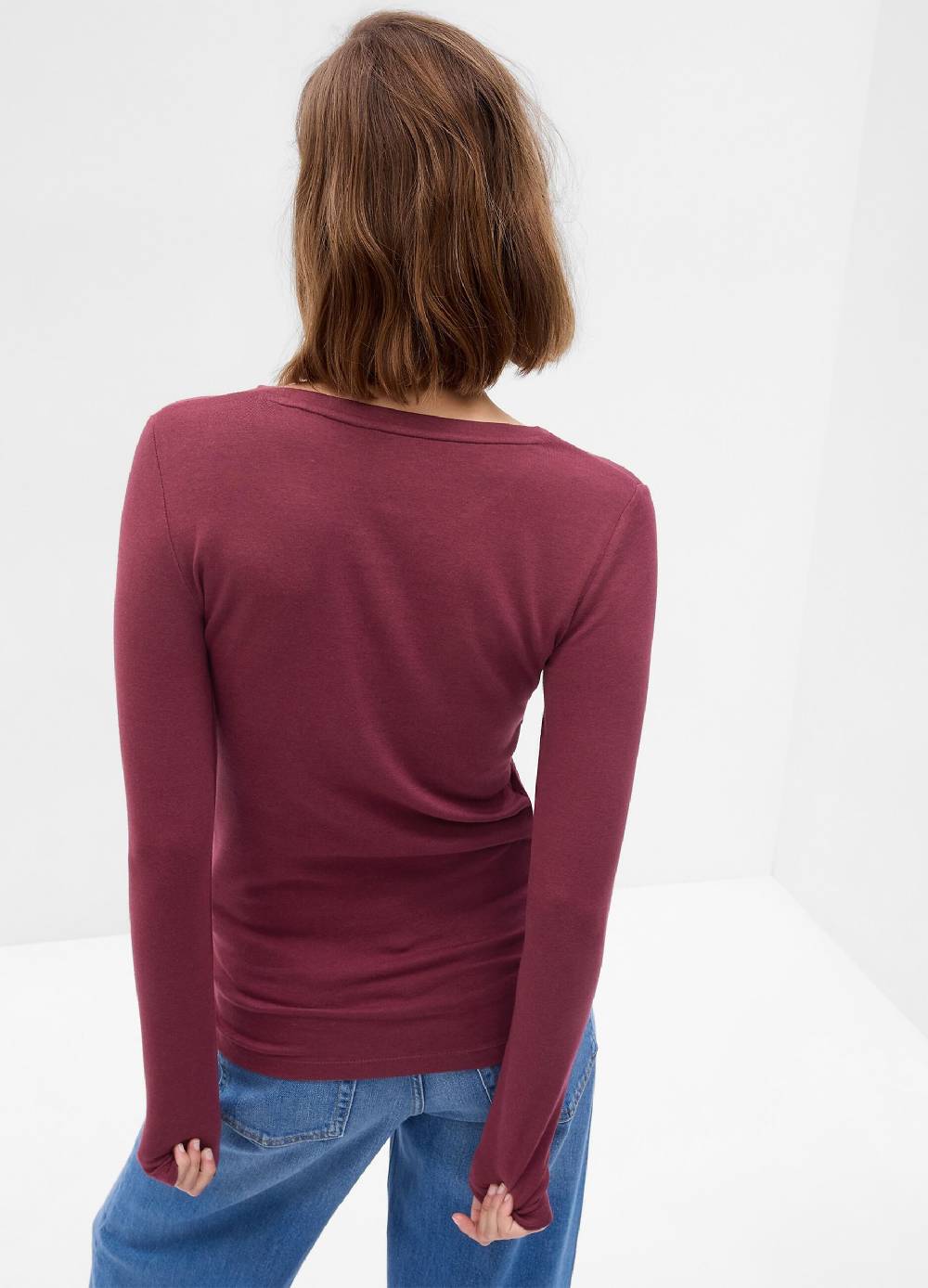GAP T-shirt a maniche lunghe in cotone e modal Offerte speciali