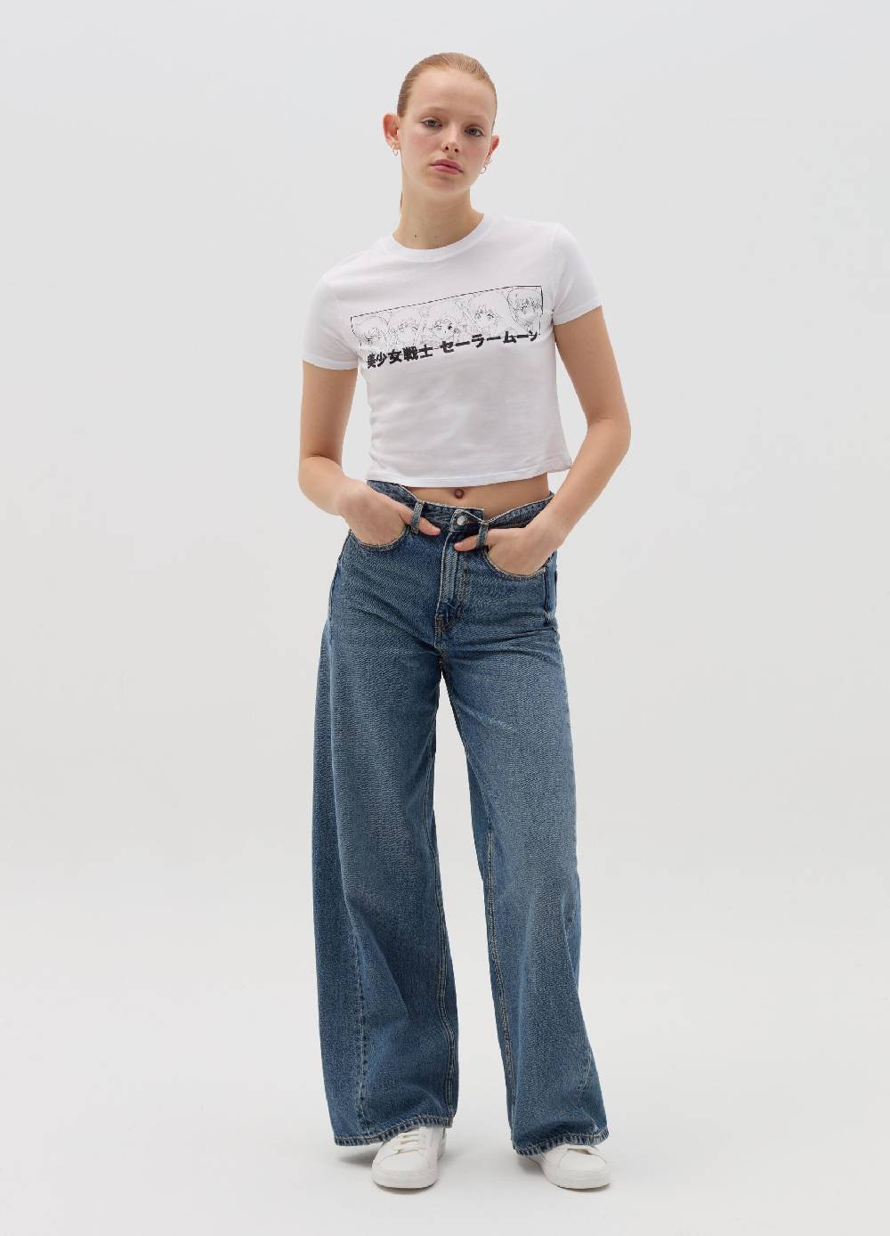 B. ANGEL T-shirt con stampa Sailor Moon Sconti VIP