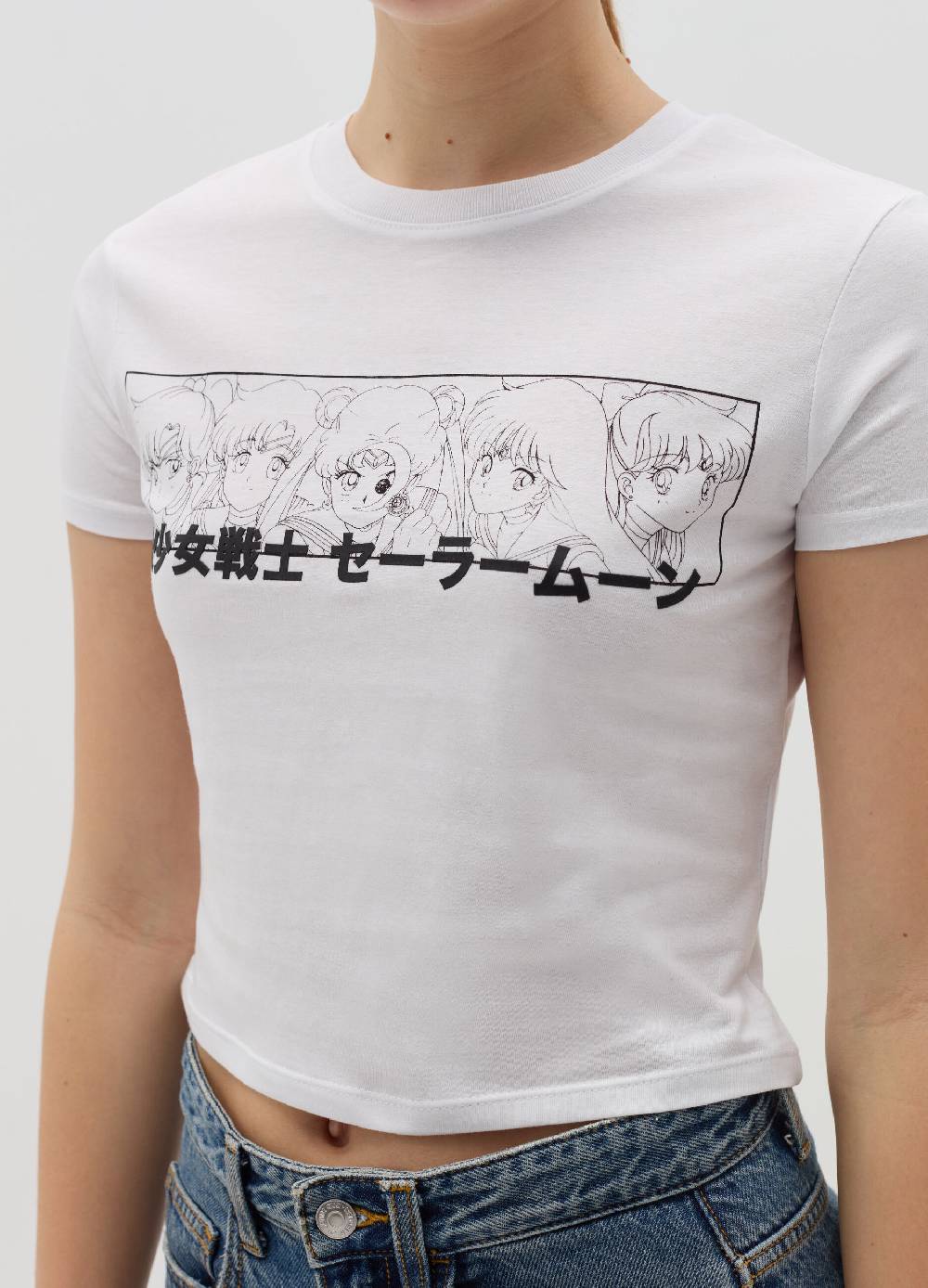 B. ANGEL T-shirt con stampa Sailor Moon Sconti VIP