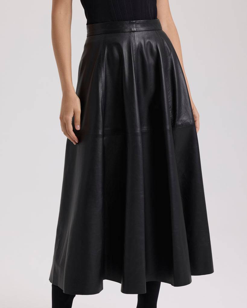 Raquel Diniz GIOVANNA LEATHER SKIRT Acquista Ora