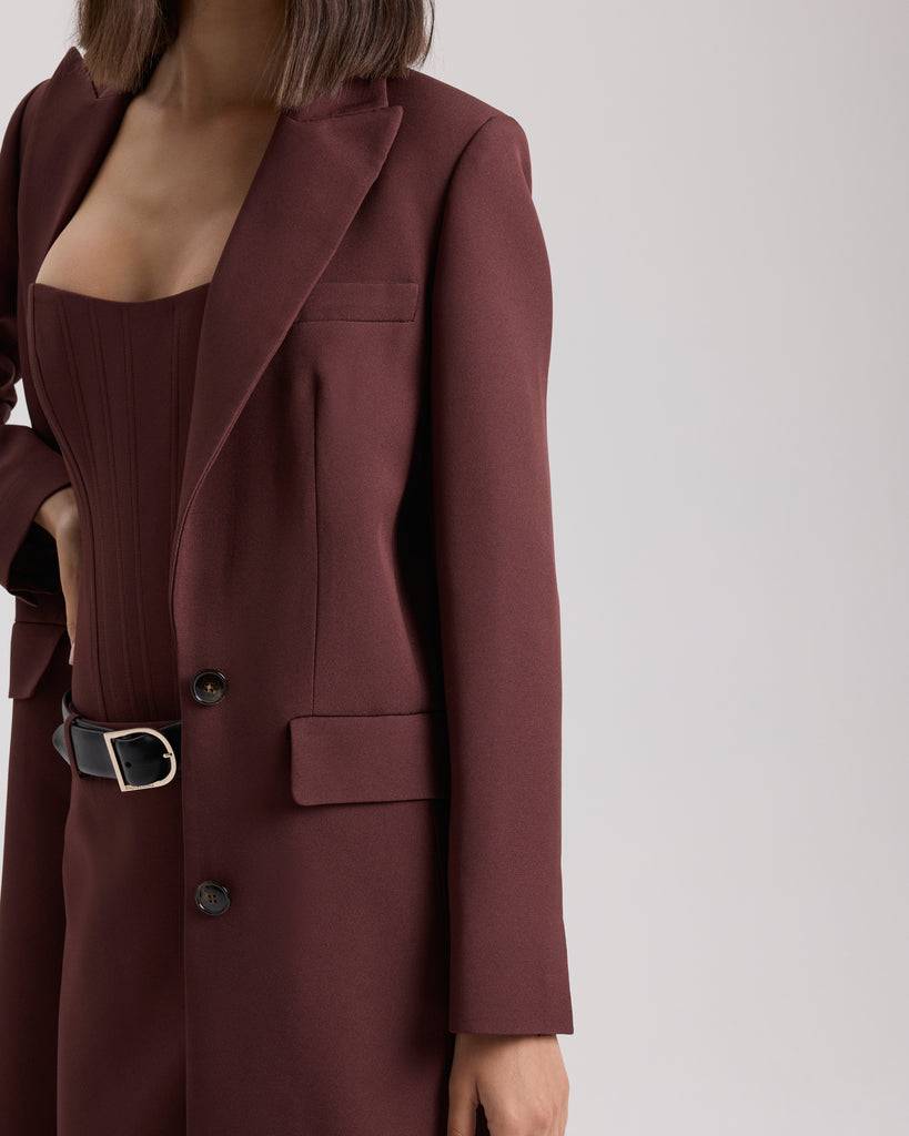 Raquel Diniz EMILY LONG JACKET Nuovo