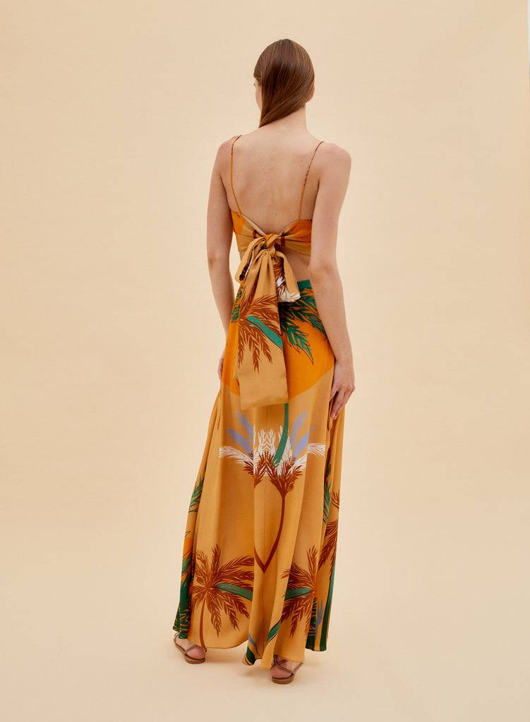 Raquel Diniz BALI LONG DRESS Consegna Veloce