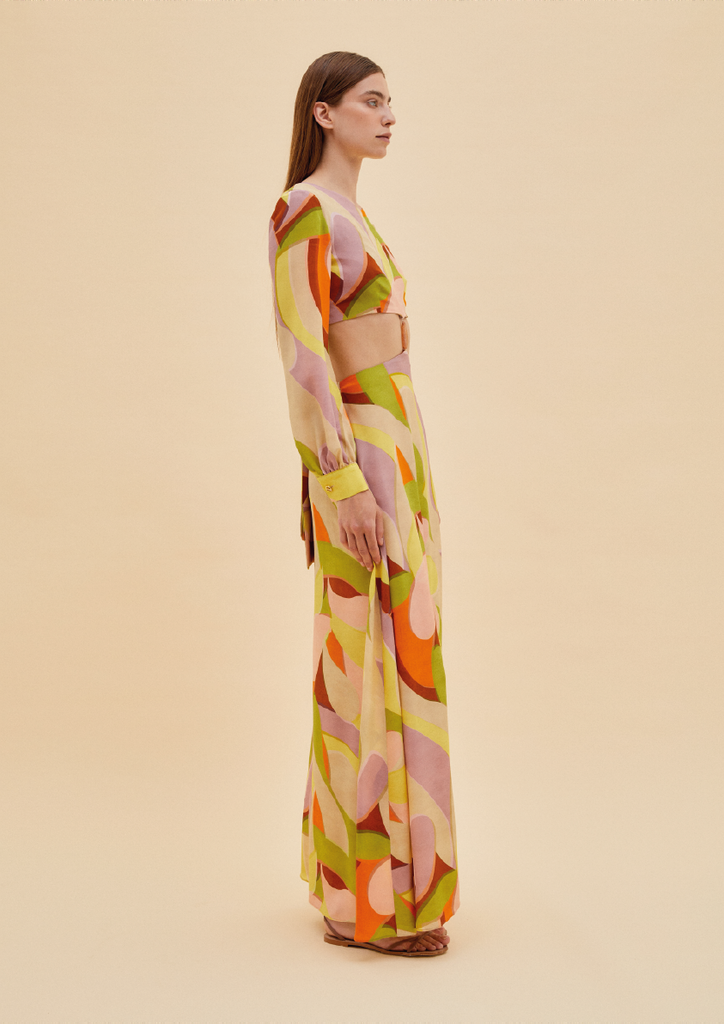 Raquel Diniz FIORALIE LONG DRESS Offerta