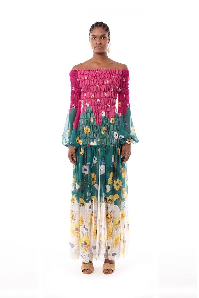 Raquel Diniz HANNAH LONG DRESS Nuova