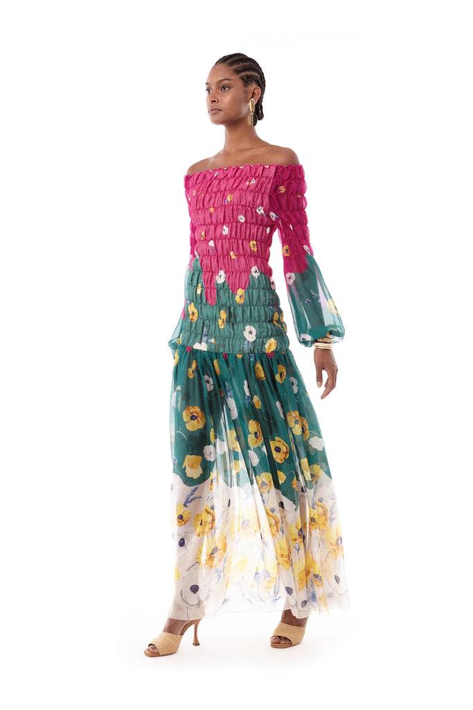 Raquel Diniz HANNAH LONG DRESS Nuova