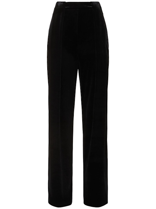 Luisaviaroma Pantaloni loose fit a vita alta in velluto