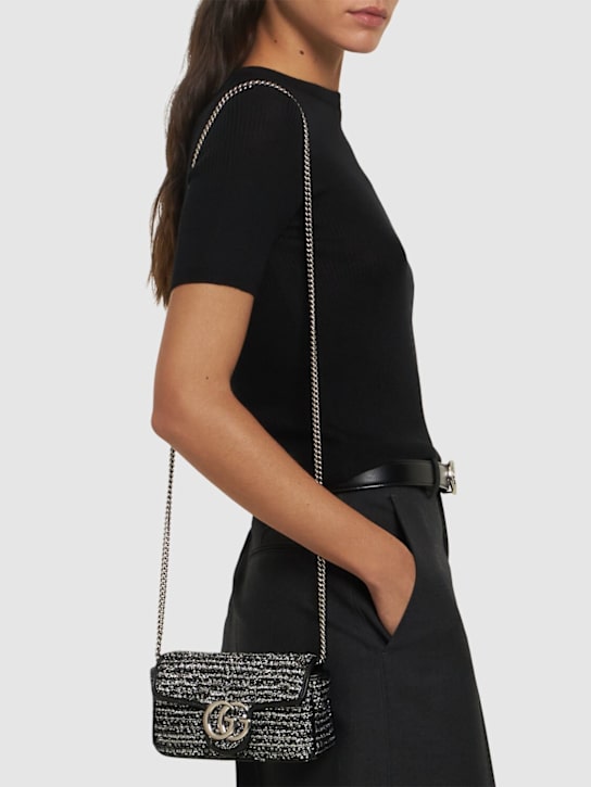 Luisaviaroma Borsa Super Mini GG Marmont in pelle Convenienza