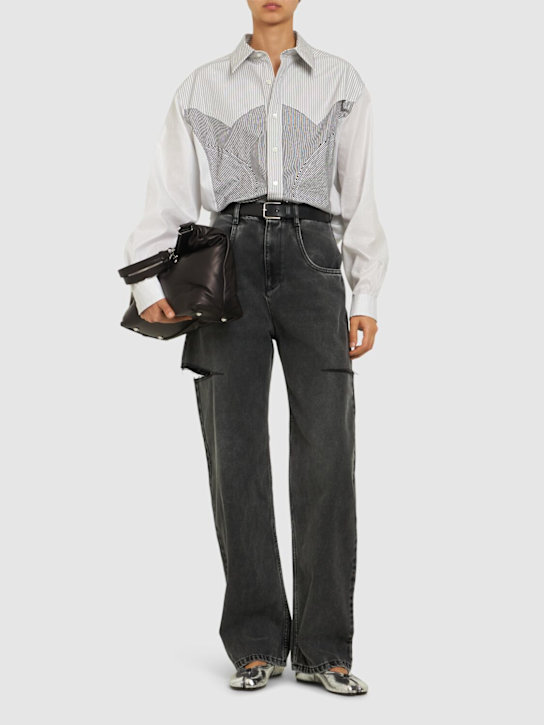 Luisaviaroma Camicia a righe in popeline 2025
