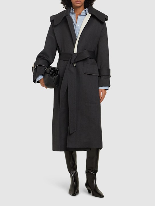 Luisaviaroma Trench in lana Pezzi Unici
