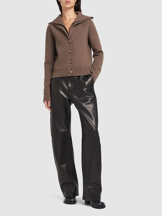 Luisaviaroma Pantaloni in pelle Soddisfazione Garantita