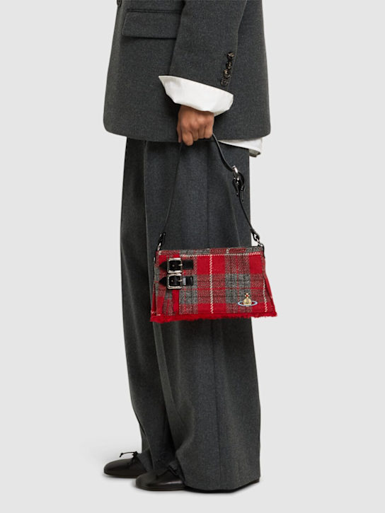 Luisaviaroma Borsa a spalla Heather Harris in tweed tartan Negozi Online