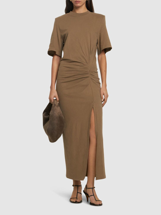 Luisaviaroma Vestito midi Lexia in jersey di cotone Shopping Online