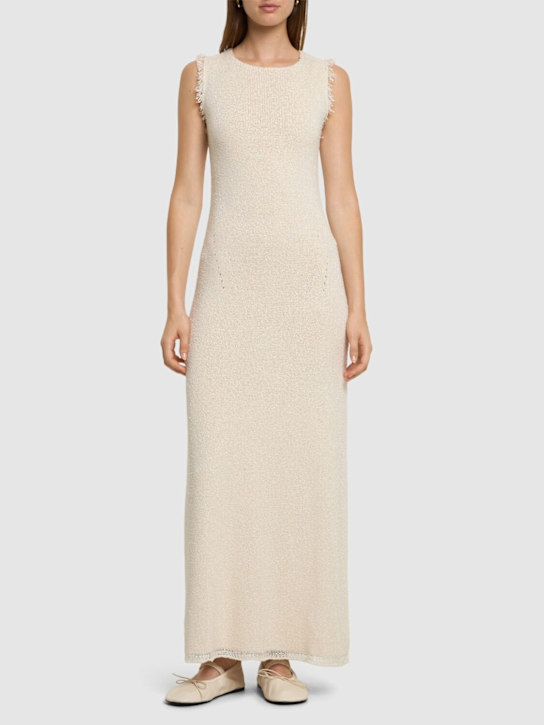 Luisaviaroma Vestito lungo Silvia in maglia bouclé Offerta