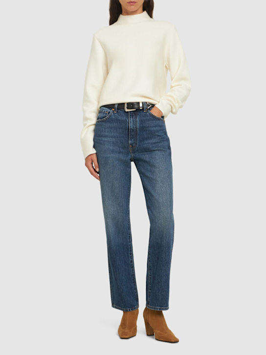 Luisaviaroma Jeans dritti vita alta Abigail Outlet