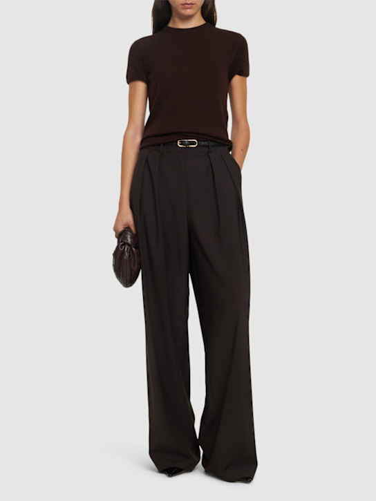 Luisaviaroma Top in maglia di cashmere e seta Saldi