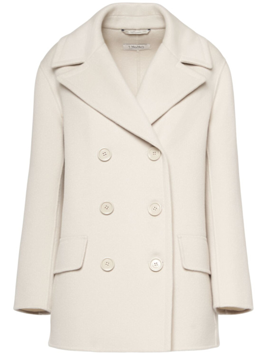 Luisaviaroma Cappotto doppiopetto Efebo in lana Saldi Di Fabbrica