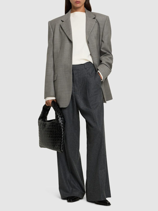 Luisaviaroma Pantaloni larghi in lana Negozio